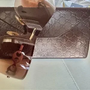 Gucci | Accessories | Gucci Brown Sunglasses With Silver 